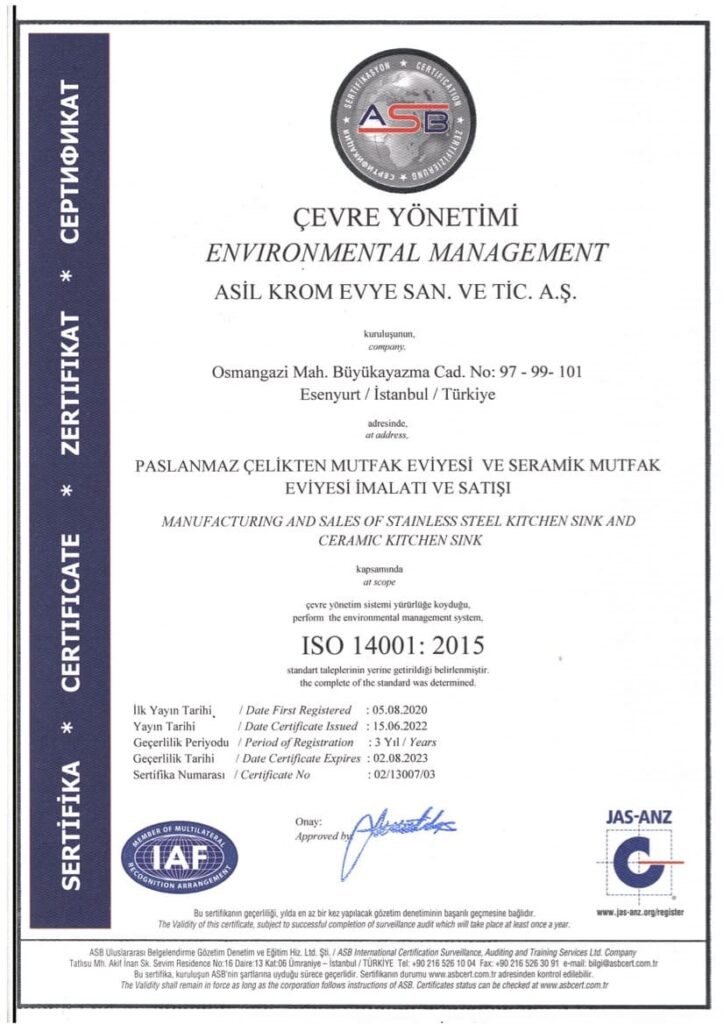 ISO 14001 YENILEME 2023