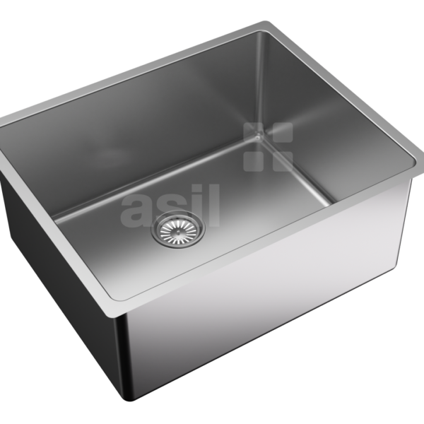 Asil Krom AS356 Stainless Steel Kitchen Sink with Under Counter Siphon 40x50