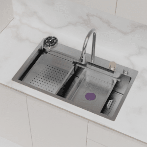 Akilli Mutfak Eviyesi Krom Renk 5 Yil Garanti Krom As3541 Kitchen 3