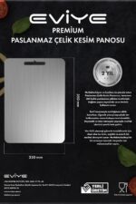 Paslanmaz çelik kesme tahtası
