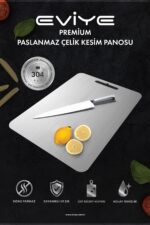 Paslanmaz çelik kesme tahtası