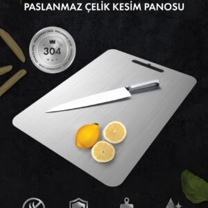 Paslanmaz çelik kesme tahtası
